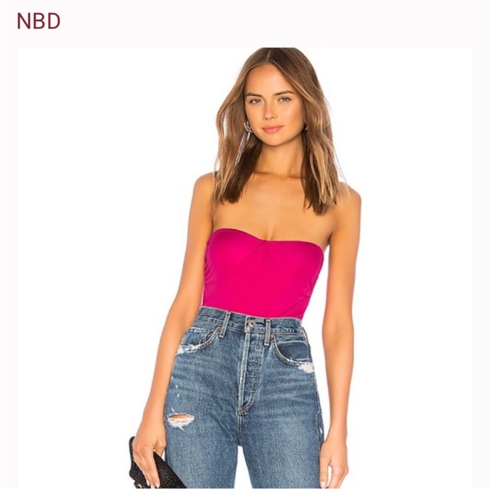 NBD Miguel strapless bodysuit SIZE XS